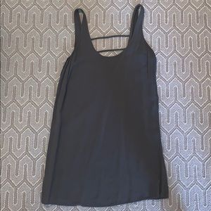 FOREVER 21- Green Shift Dress w/ Open Back-XSMALL